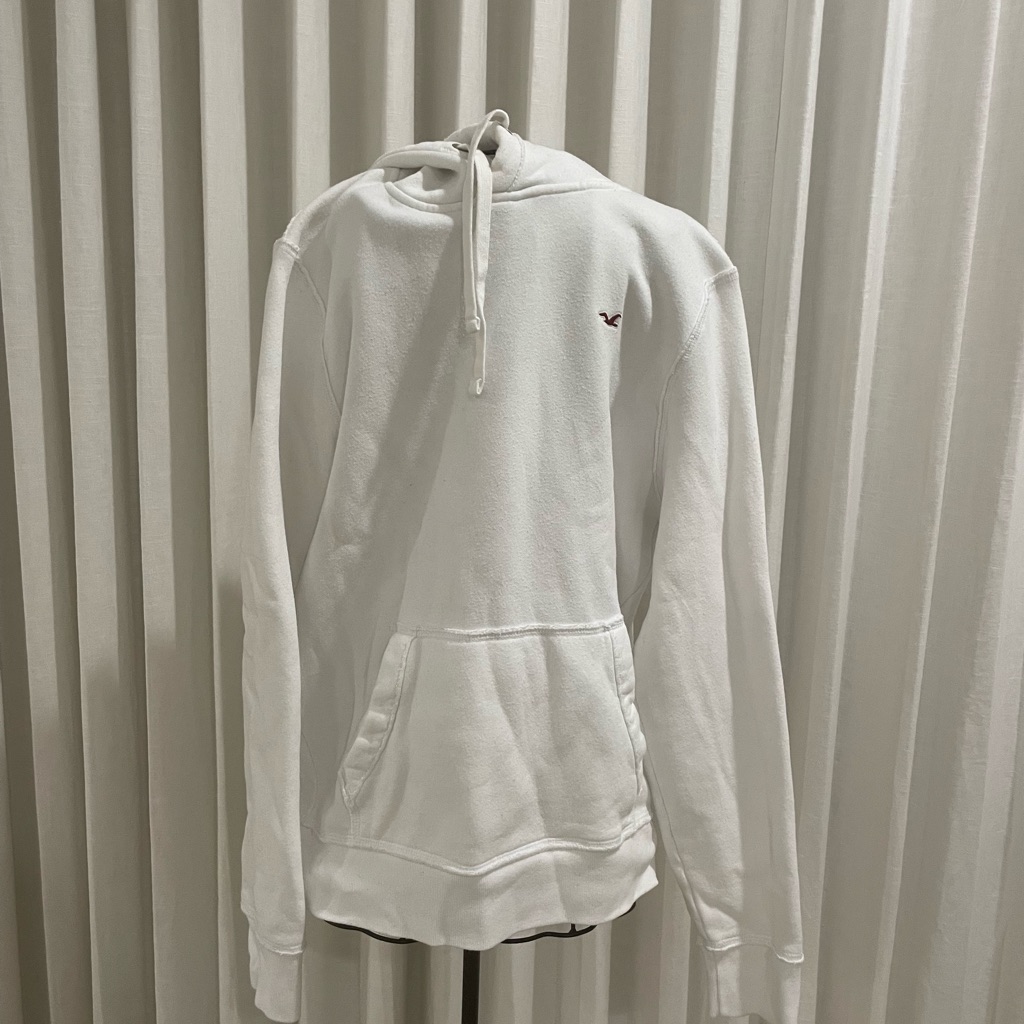 Solid White Hoodie